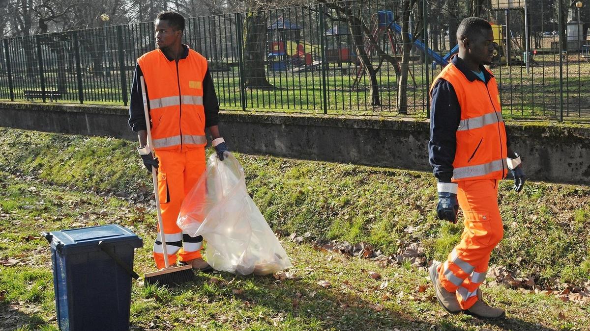 Profughi Volontari Ripuliscono La Campagna Dall Immondizia