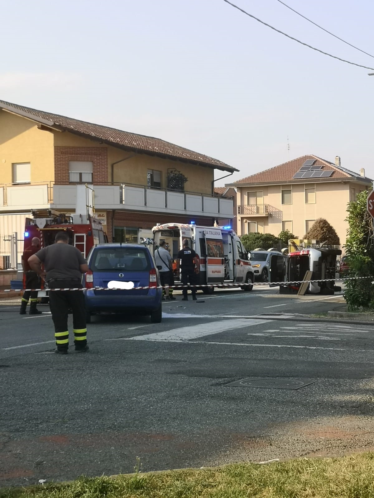 San Maurizio Canavese Incidente A San Maurizio Due Auto Coinvolte