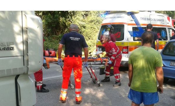 Giovane si sente male sul greto dell’Orco