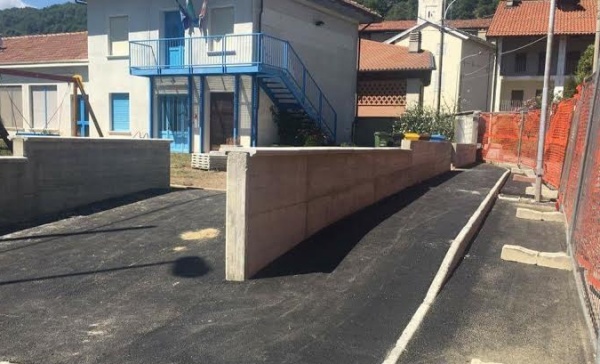 Lavori in corso all’asilo di Salto per la messa in sicurezza