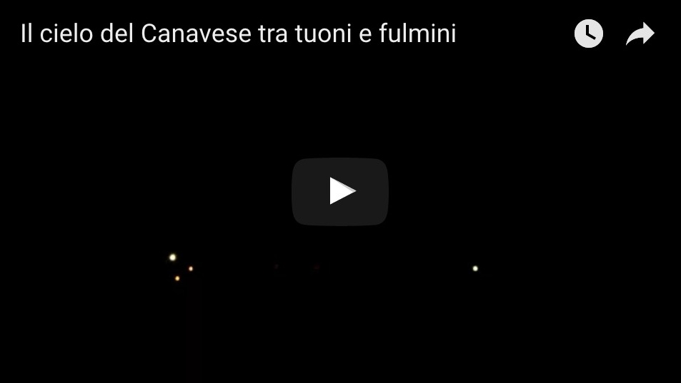 Maltempo: temporali molto forti e pioggia torrenziale