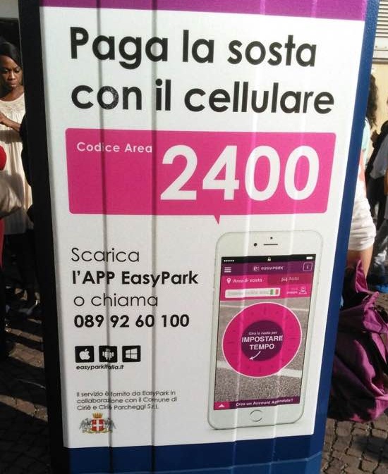 Basta con le solite monetine! Adesso, il parcheggio, si paga anche con il cellulare