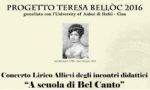 Spettacolo lirico al teatro Teresa Belloc