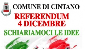 Referendum, incontro il 4 ottobre a Cintano
