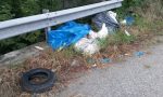 Rifiuti abbandonati sulla strada della Rocchetta