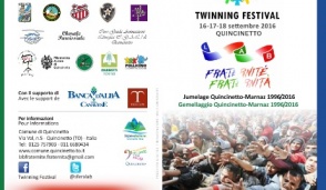 Twinning Festival, si celebra l'integrazione
