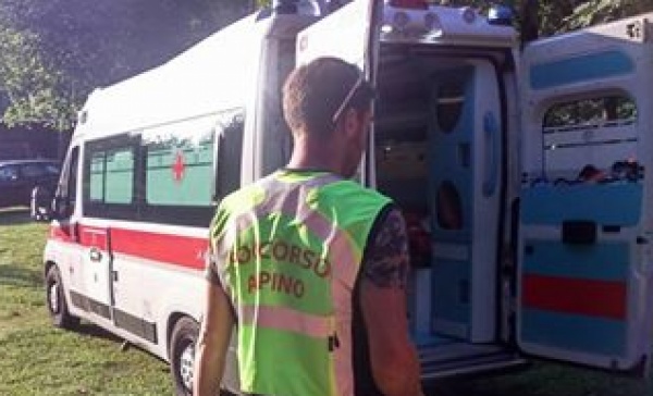 Uomo soccorso in frazione Campore a Cuorgnè