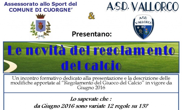 Una serata a Cuorgnè per parlare di calcio