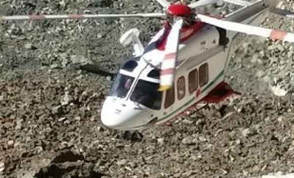 Esercitazione di soccorso aereo