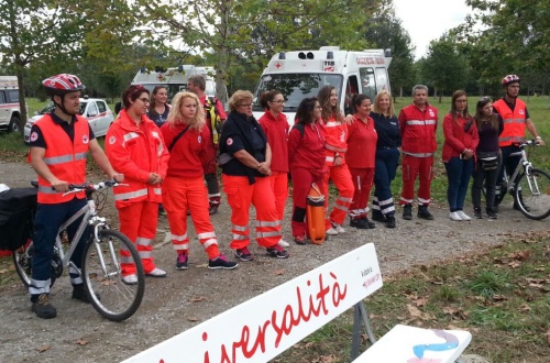 Soccorritori  zone terremotate si “esercitano” al Parco Unione Europea