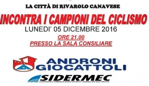 Ciclismo: l'Androni Sidermec a Rivarolo