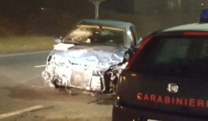 Grave incidente questa sera in via Busano a Favria