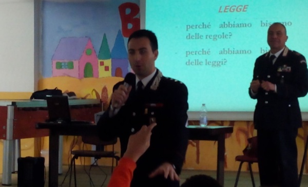 I carabinieri a scuola per parlare di bullismo