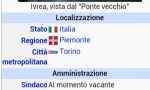 Ivrea, "Sindaco al momento vacante"