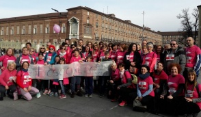 Oltre 50 bosconeresi di corsa a "in rosa"  a Torino