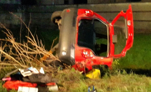 Donna ferita in un incidente stradale