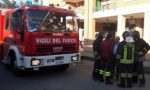 Esplosione e fumo in un garage, intervento dei vigili del fuoco