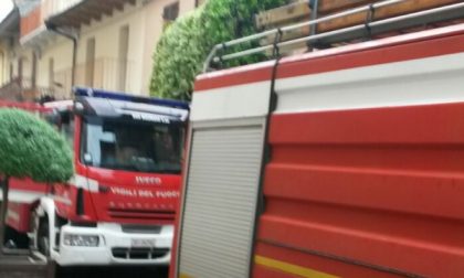 Ancora fiamme stamattina in via Matteotti a Ciriè