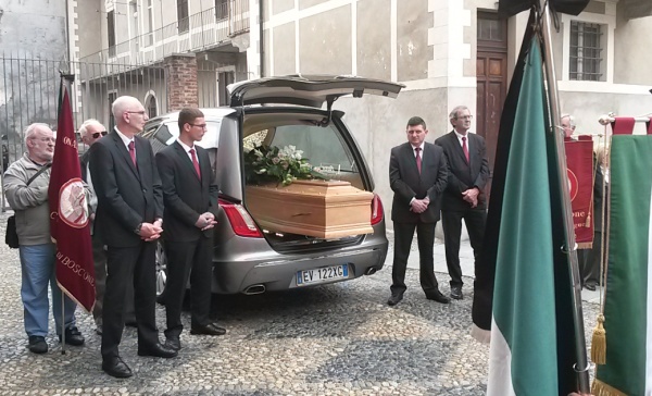 La città di Rivarolo ha salutato Pietro Franzino