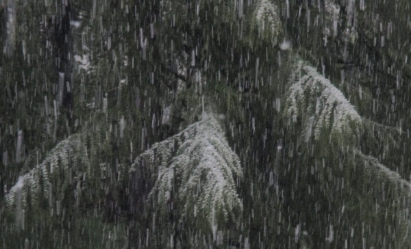 Primo maggio con la neve