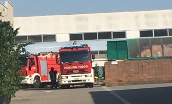 Fiamme  nell’area dello  stabilimento Suzuki di Robassomero