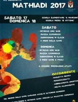 Tutti in piazza, ci sono le “Mathiadi”