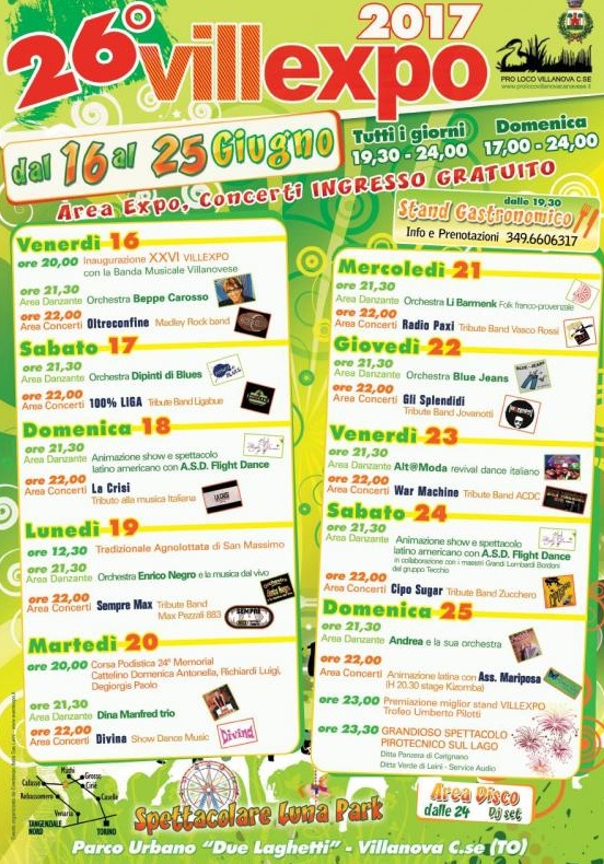 Villexpo: qualche idea su come trascorrere la serata