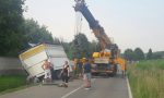 Camion fuori strada, Provinciale chiusa al traffico