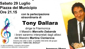 Tony Dallara ospite a Bollengo