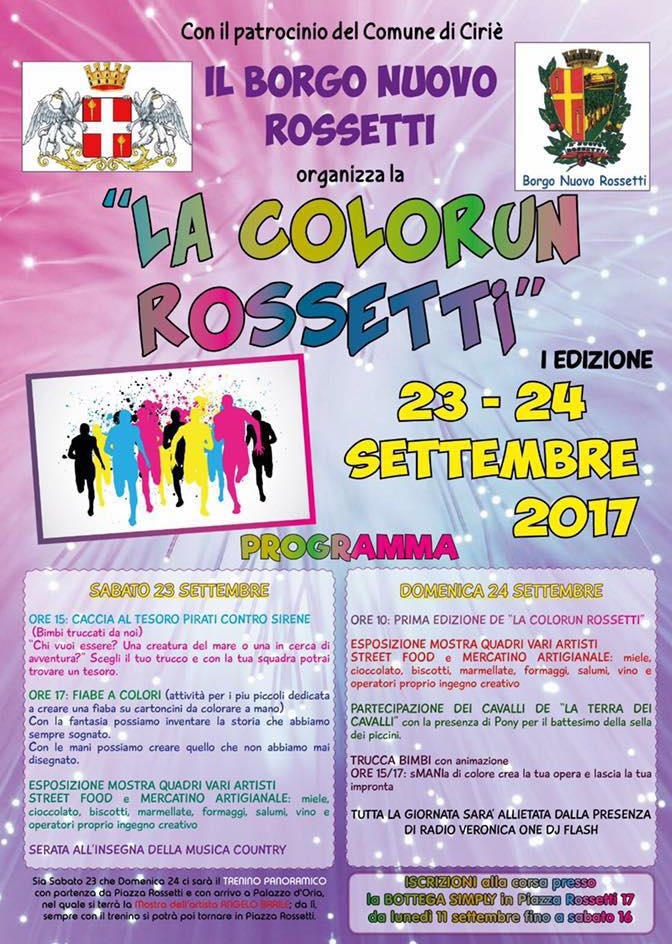 A Borgo Rossetti si corre… e ci si colora di divertimento