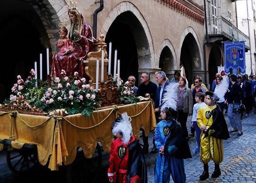 Madonna della Rivassola, Cuorgnè in festa