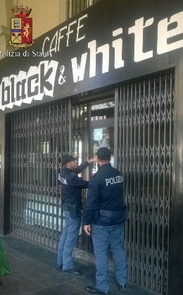 Clandestino al bar, il questore chiude il locale