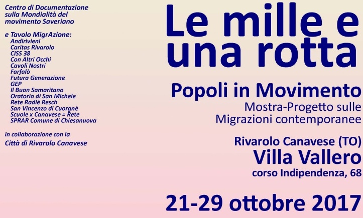 Mostra-progetto Le mille e una rotta  Popoli in movimento