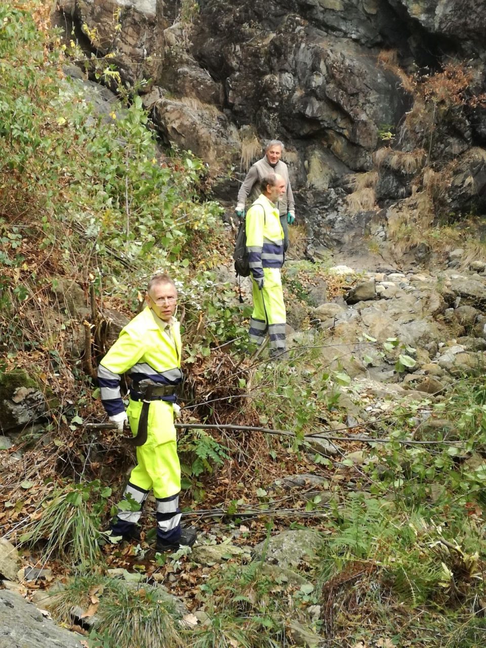 Alpini e Protezione Civile canali in sicurezza