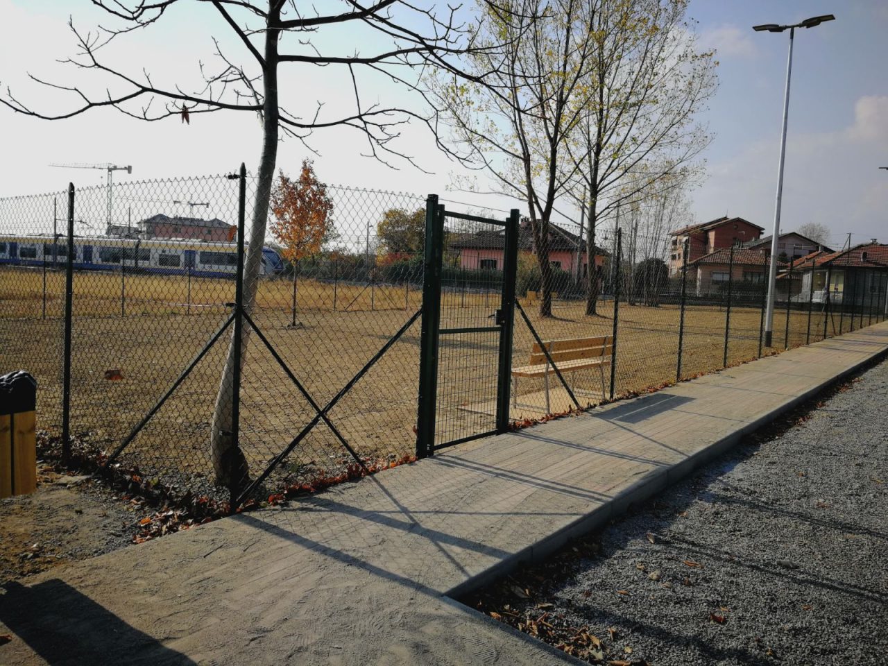 Nuova area cani apertura a fine mese