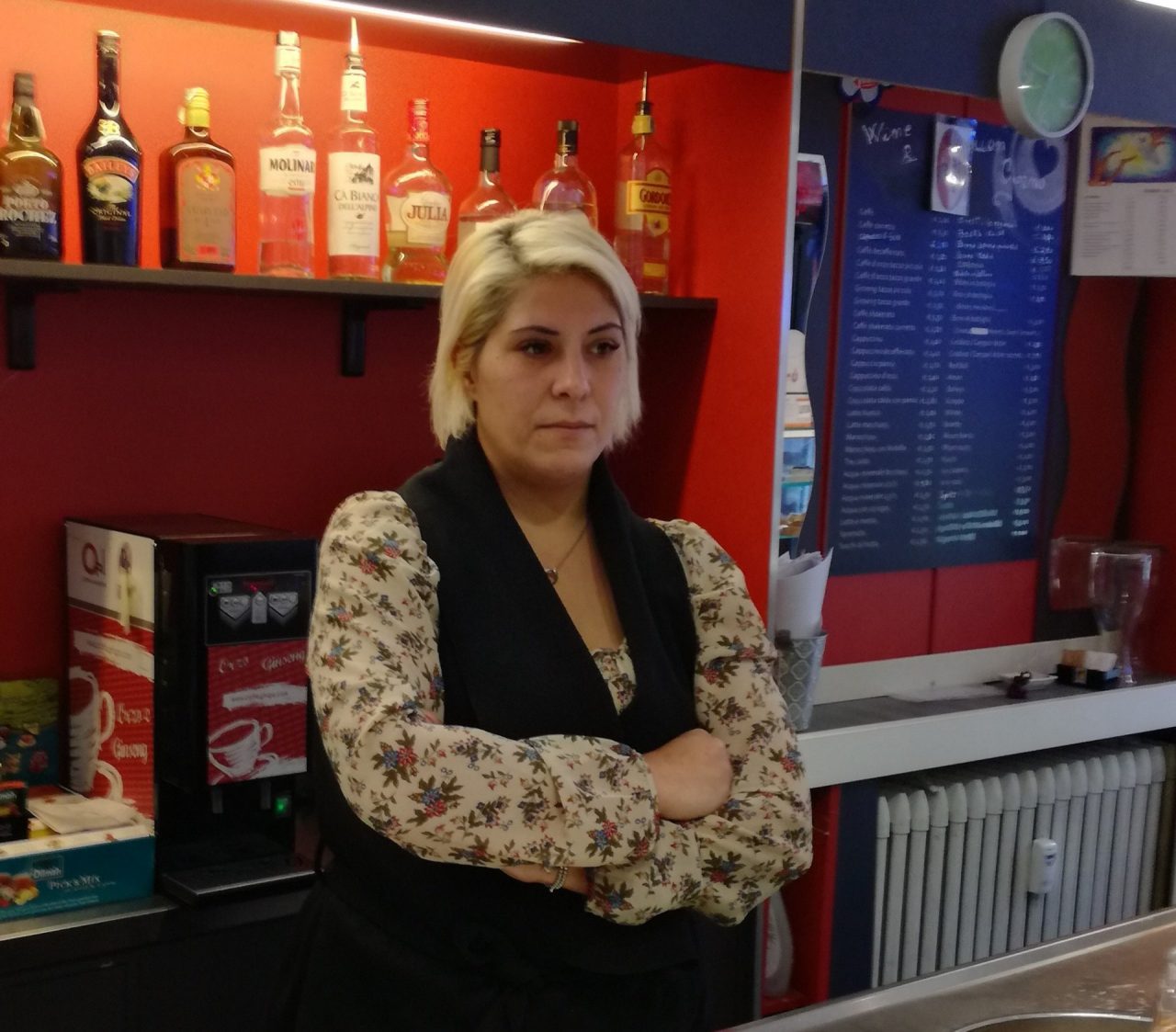 Barista rapinata incasso da bandito