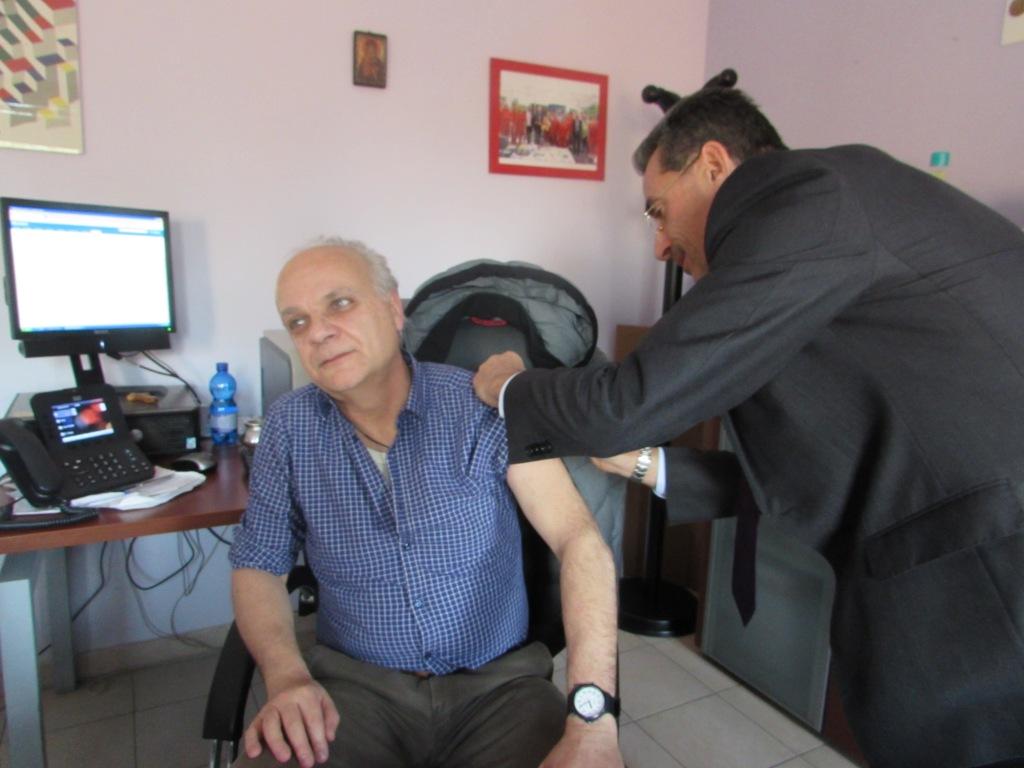 Vaccinazione contro influenza Direttore Asl To-4 dà buon esempio