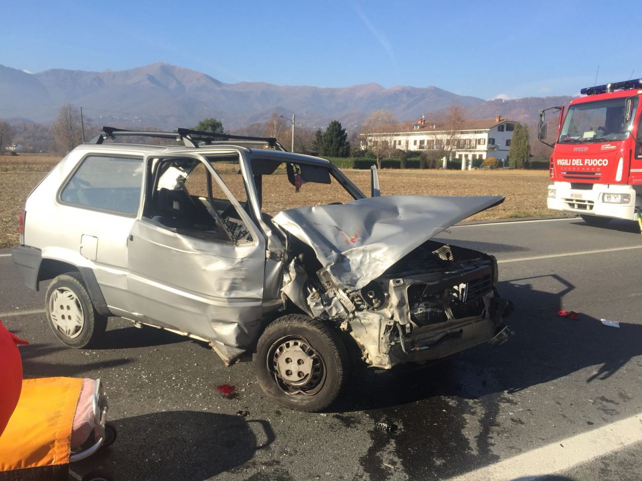 Tremendo frontale quattro feriti