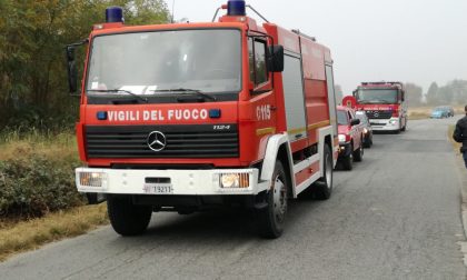 Incendio frazione Vesignano a Rivarolo