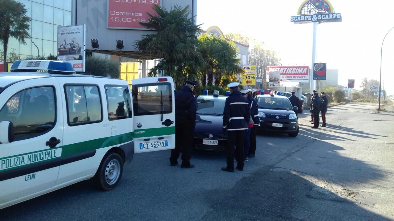 Maxi controllo antidroga a Leini