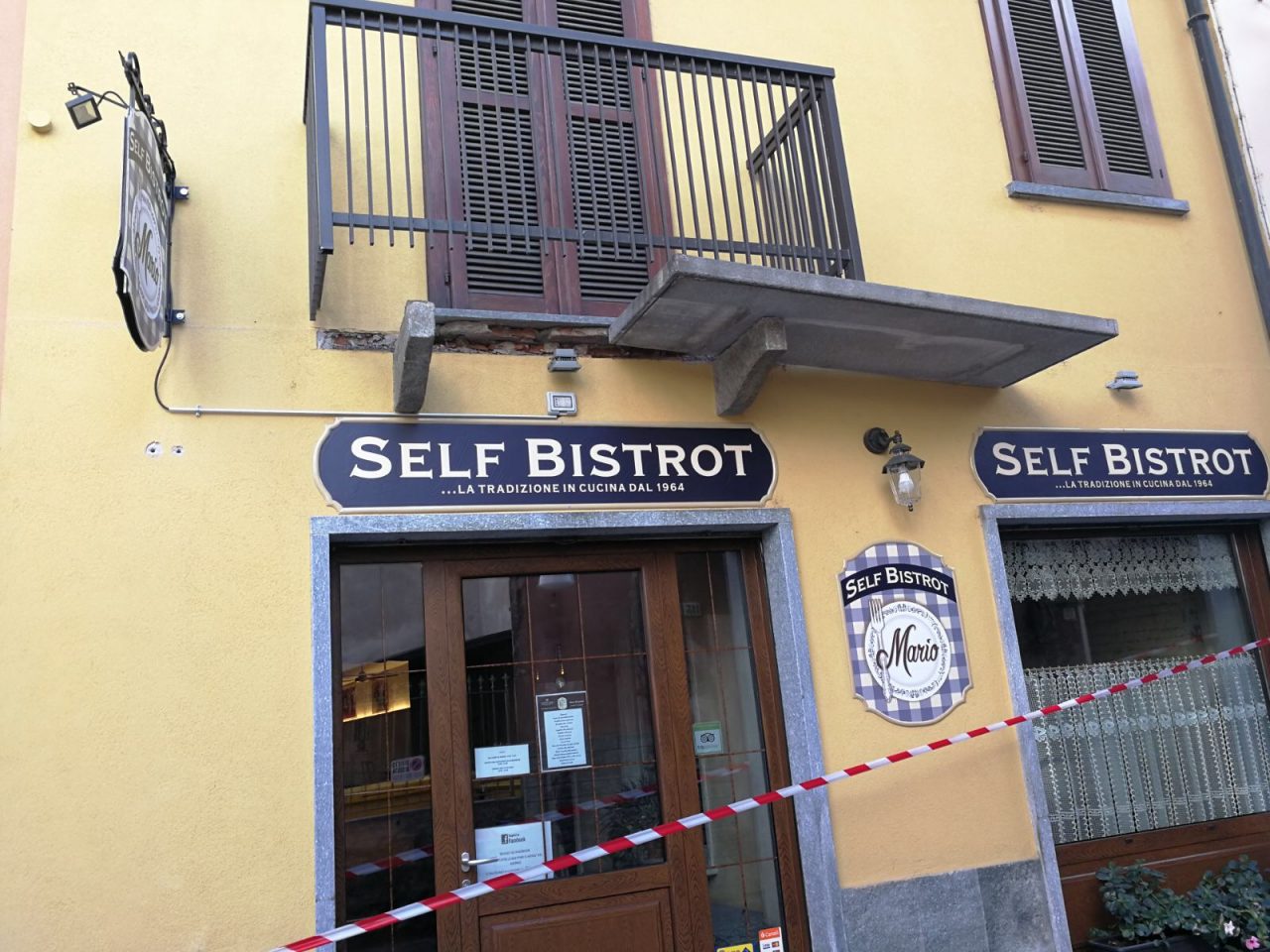 CIRIE Cade balcone in via Matteotti (IL VIDEO)