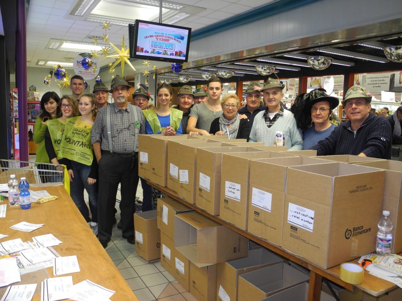 Colletta Alimentare la prima senza Marcella e Dino