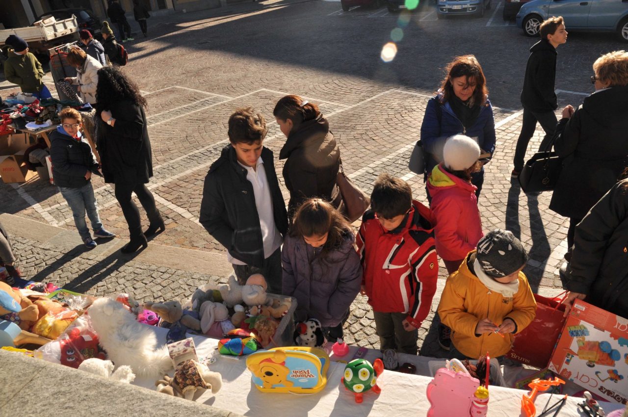 Studenti lezione di baratto