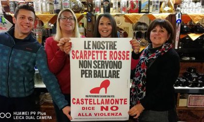 Castellamonte Scarpette Rosse contro la violenza sulle donne
