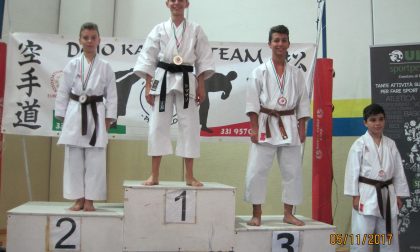 Karate Rivara Busano atleti sul podio
