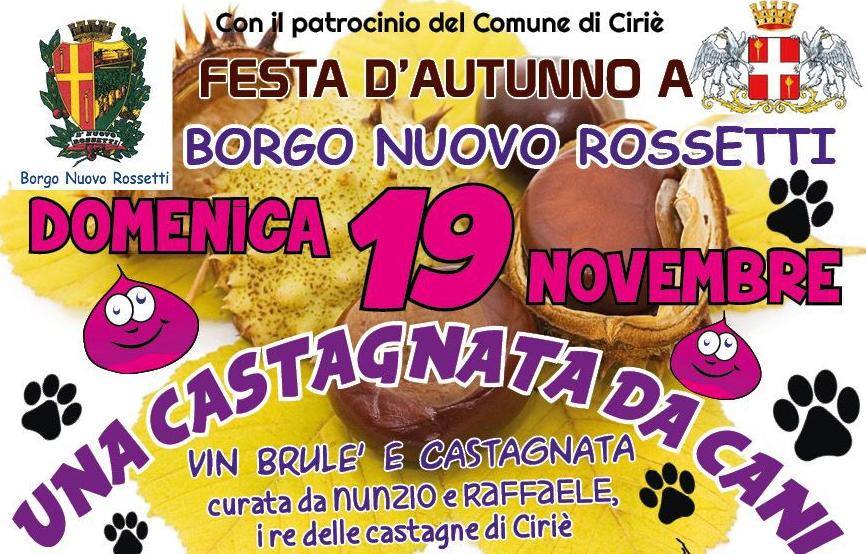 Castagnata da cani borgo Rossetti in festa