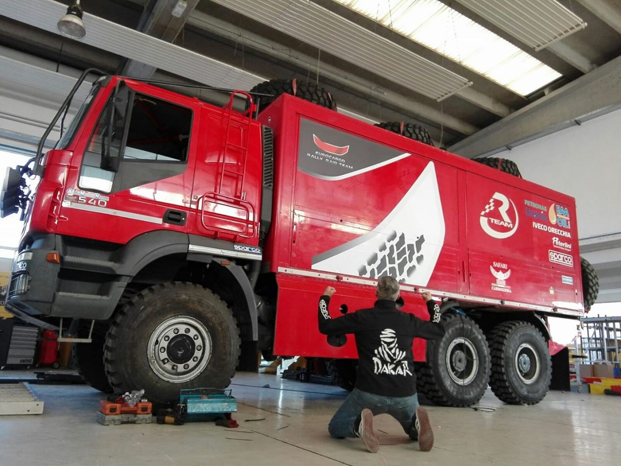 Eurocargo Team Pattono pronto alla partenza