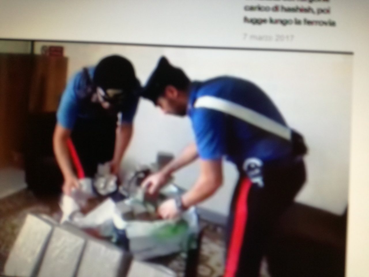 Presi con 160 chili di hashish