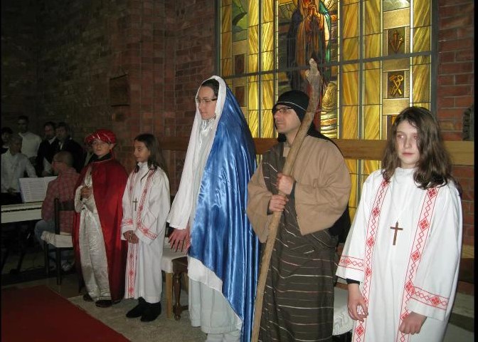Presepe vivente ai Tedeschi 100 i figuranti