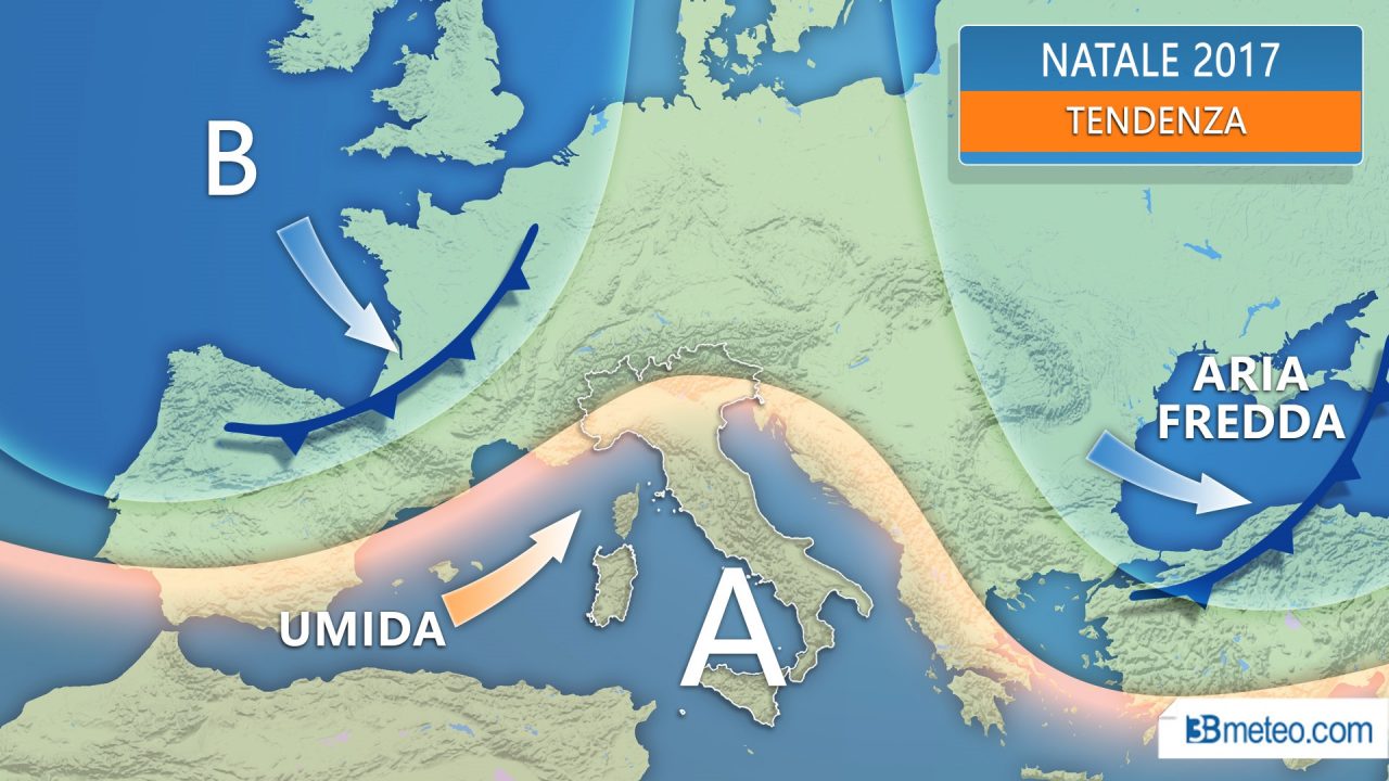 Anticiclone Natale con il sole